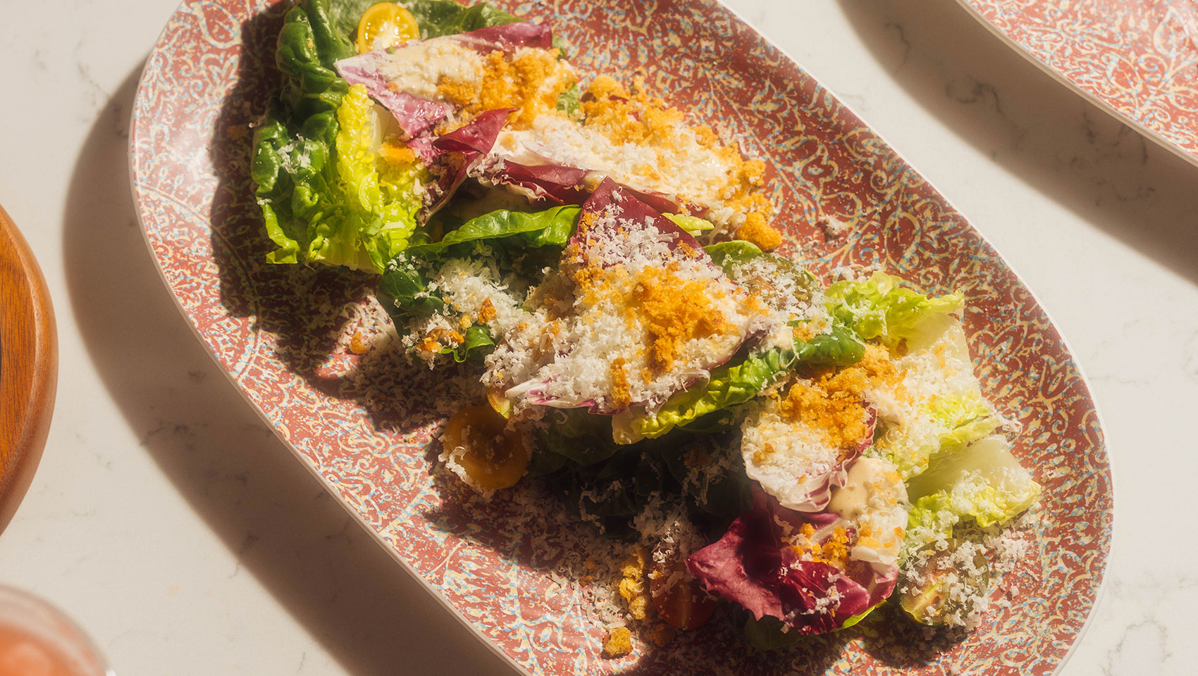 High praise salad on the table